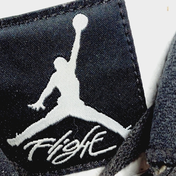 Air Jordan 4 Retro Rasta White Lucid Green Logo Lace Up Athletic Sneakers E344 - Picture 9 of 13